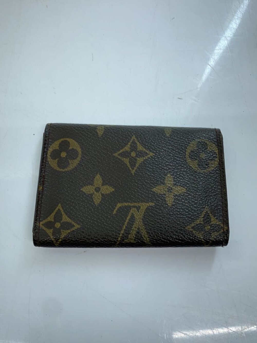 Louis Vuitton Patterned Monogram Leather Brown Accessories Multicles Brown
